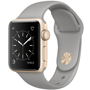 ساعت هوشمند اپل واچ مدل 38mm Gold Aluminium Case with Concrete Sport Band