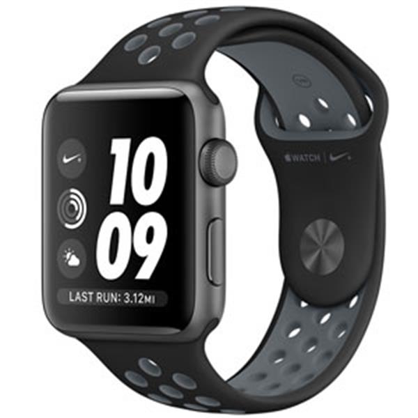 ساعت هوشمند اپل واچ 2 مدل Nike Plus 42mm Space Gray with Black/Gray Band