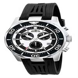 Men's Invicta II Chronograph Black Polyurethane model 5381