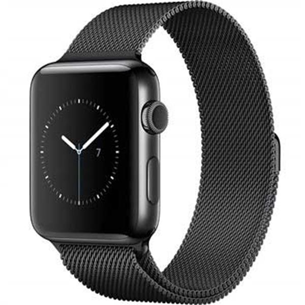 Apple Watch 2 42mm Space Black Steel Case with Milanese Loop