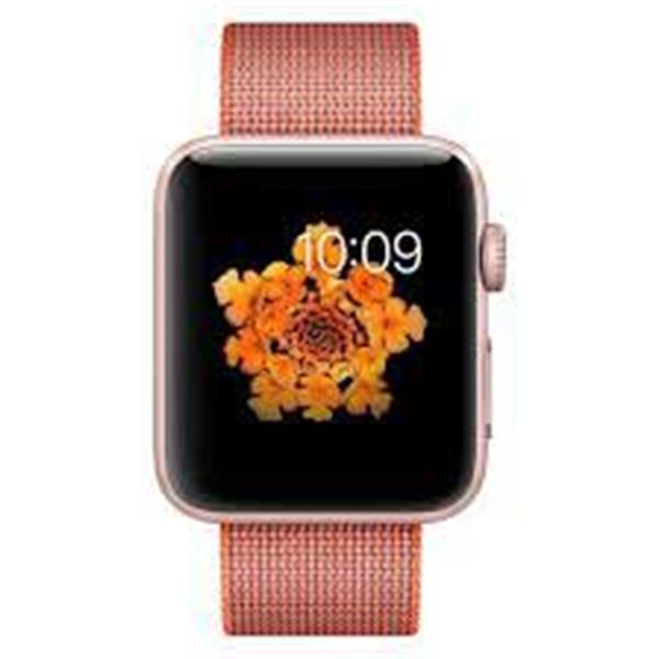 Apple Watch 42mm Series 2 Rose Gold Aluminum Case with Space Orange