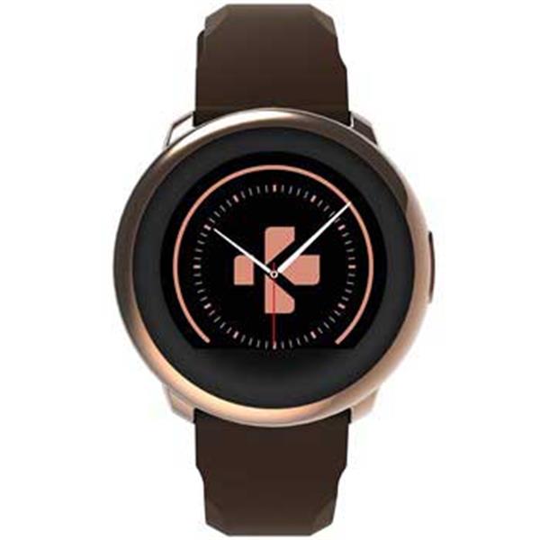 Mykronoz Zeround Rose Gold-Brown Smart Watch