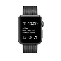 Apple Watch Series 2 Space Gray Aluminum Case with Black Woven Nylon Band